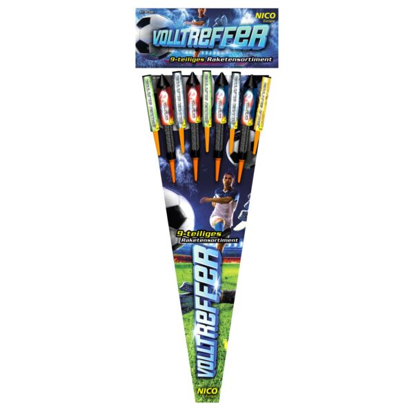 Volltreffer 9 teiliges Raketen Sortiment (NICO)
