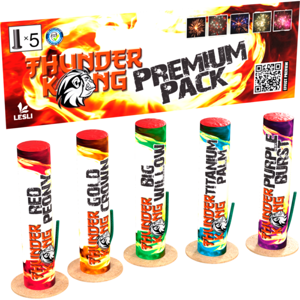 Thunder Kong Premium Pack 5er Beutel (LESLI)