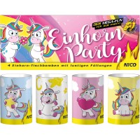 Einhornparty 4er Beutel (NICO)