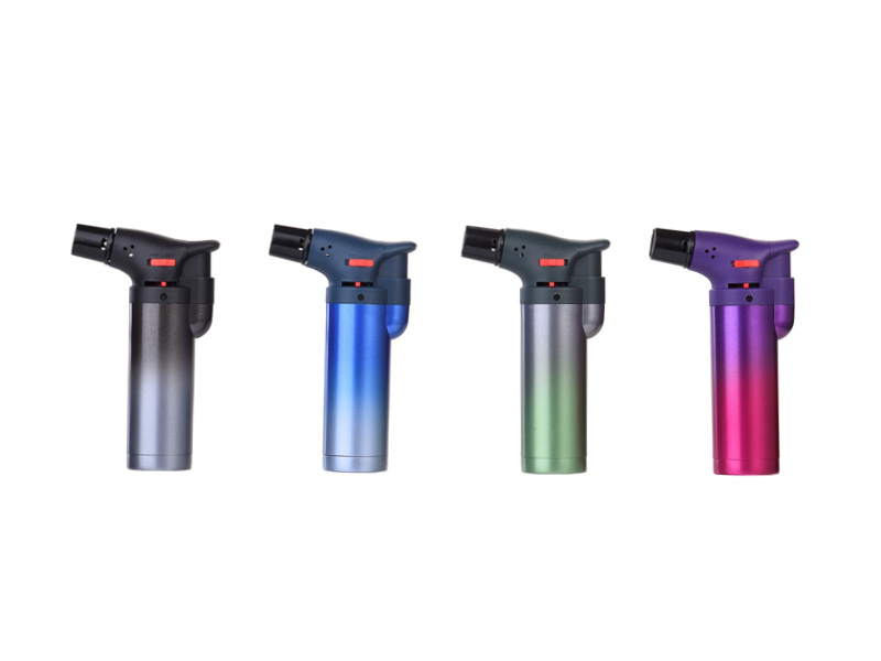 Sturmfeuerzeug Gradient – blaue Flamme, verschiedene Farben