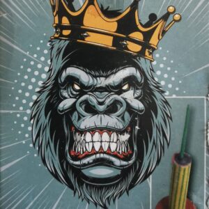 Gorilla Fountains 4 Stück (Lesli)